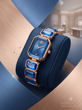 Swarovski-Style Gemstone Watch