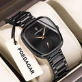 POEDAGAR LADIES LUXURY WATCH — BLACK EDITION