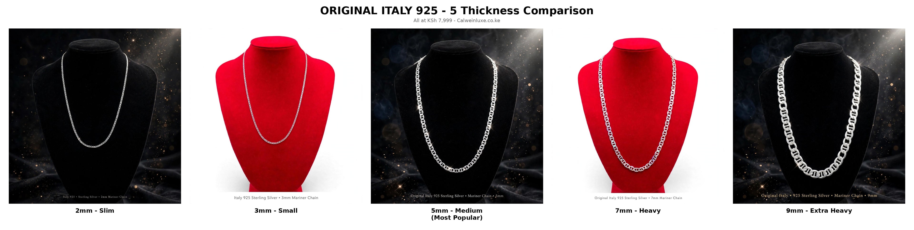 Italy 925 Silver Chain
