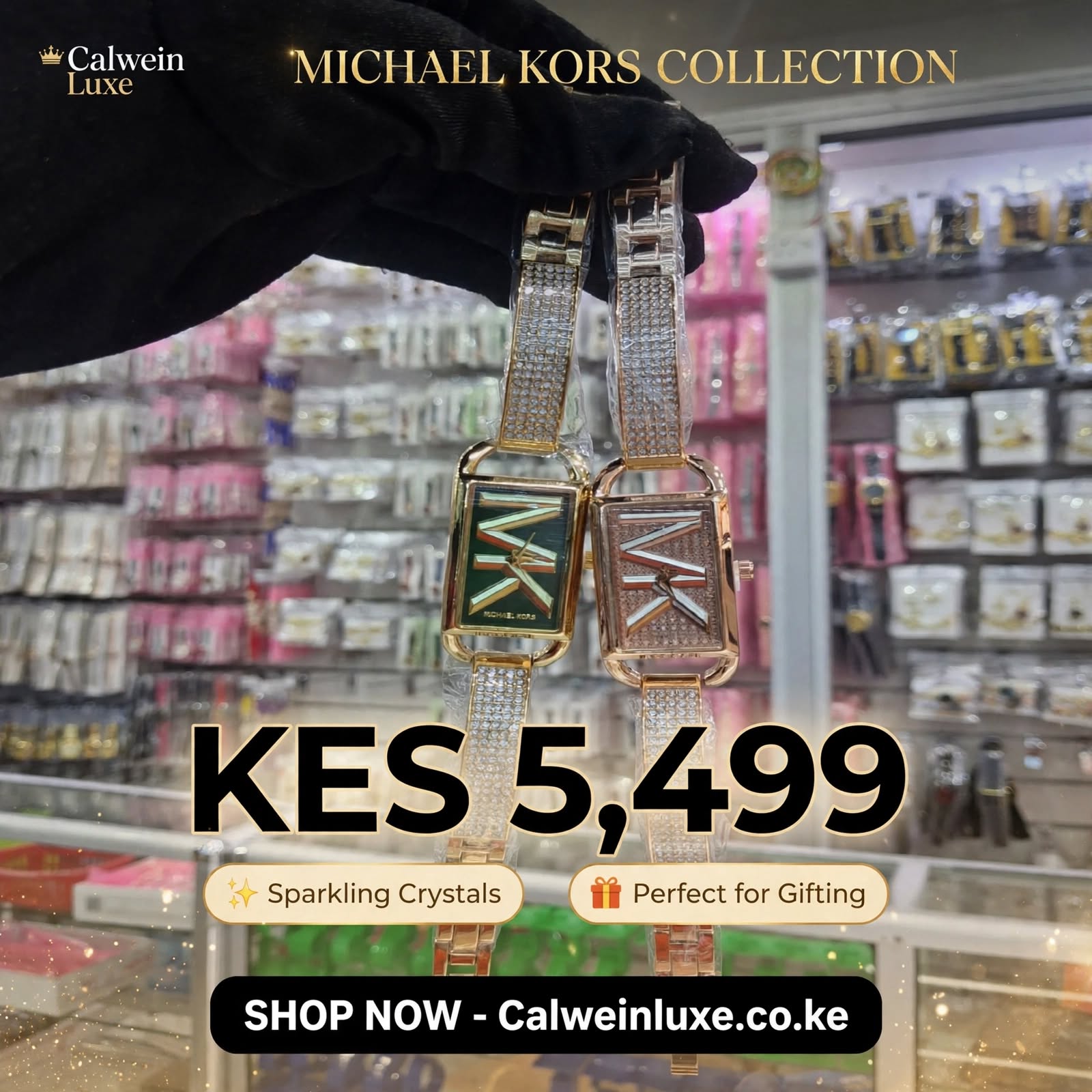 MICHAEL KORS Rectangular MK Watch